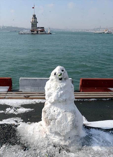 ISTANBUL'DA KAR YAGISI