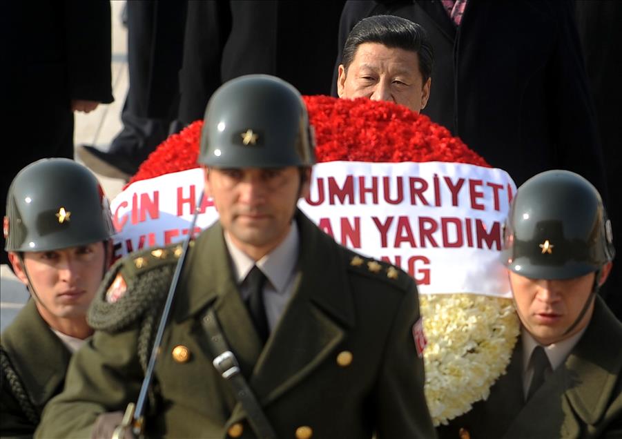 CIN HALK CUMHURIYETI DEVLET BASKAN YARDIMCISI CINPING ANKARA'DA