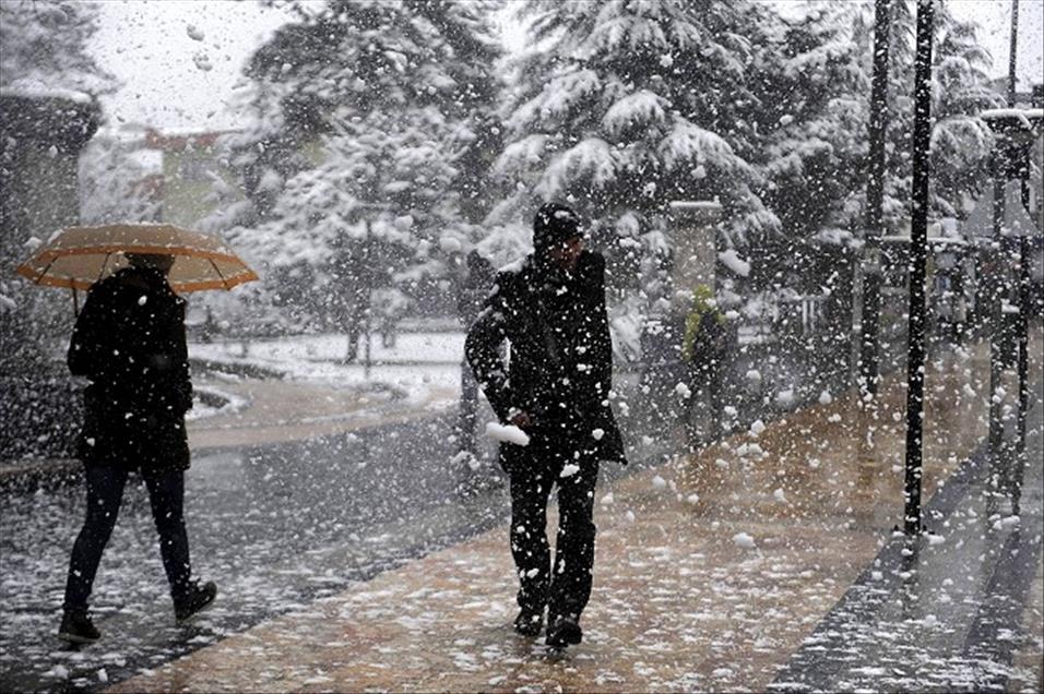 DUZCE'DE KAR YAGISI