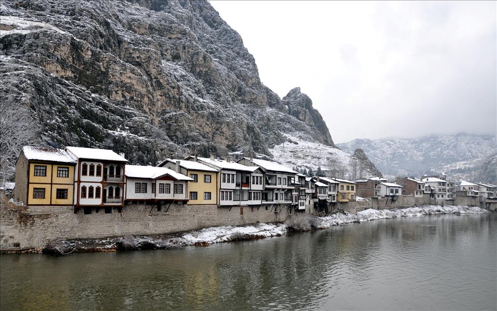 AMASYA'DAN KAR MANZARALARI