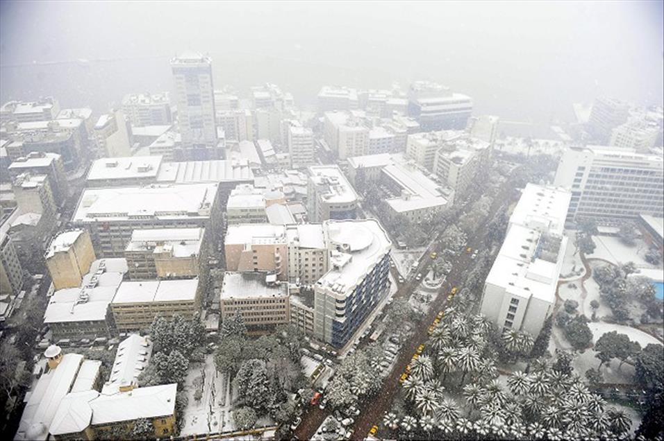 IZMIR'DE KAR YAGISI