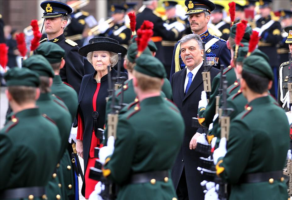 CUMHURBASKANI ABDULLAH GUL'UN HOLLANDA TEMASLARI