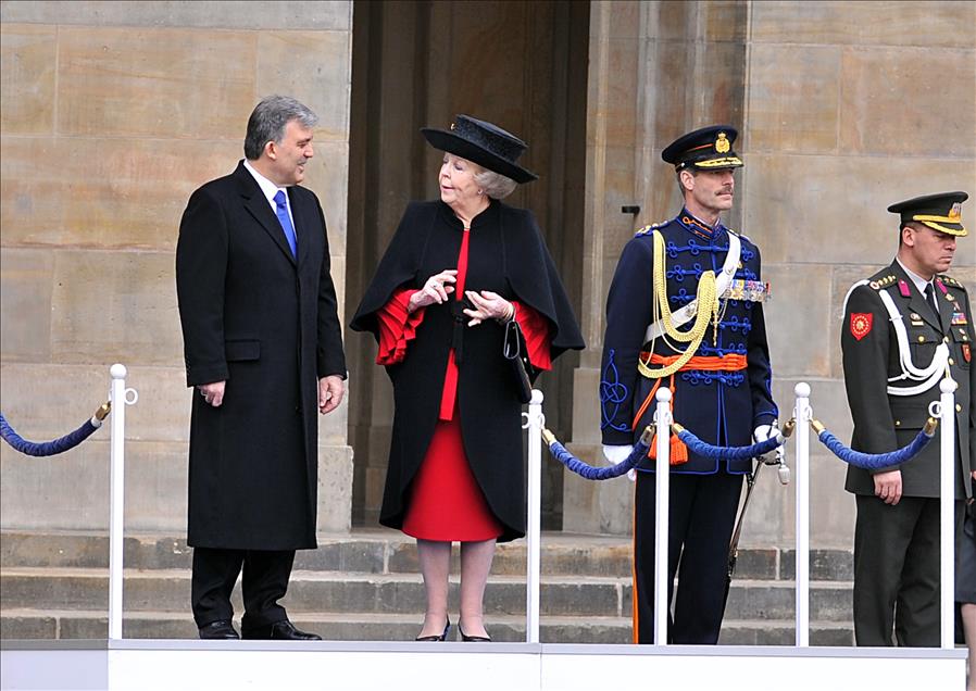 CUMHURBASKANI ABDULLAH GUL'UN HOLLANDA TEMASLARI