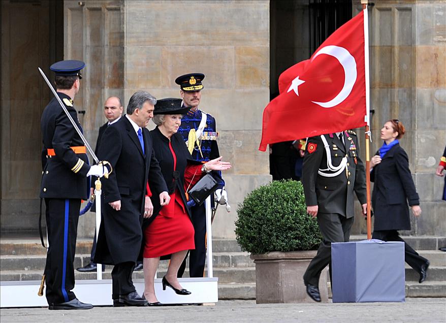 CUMHURBASKANI ABDULLAH GUL'UN HOLLANDA TEMASLARI
