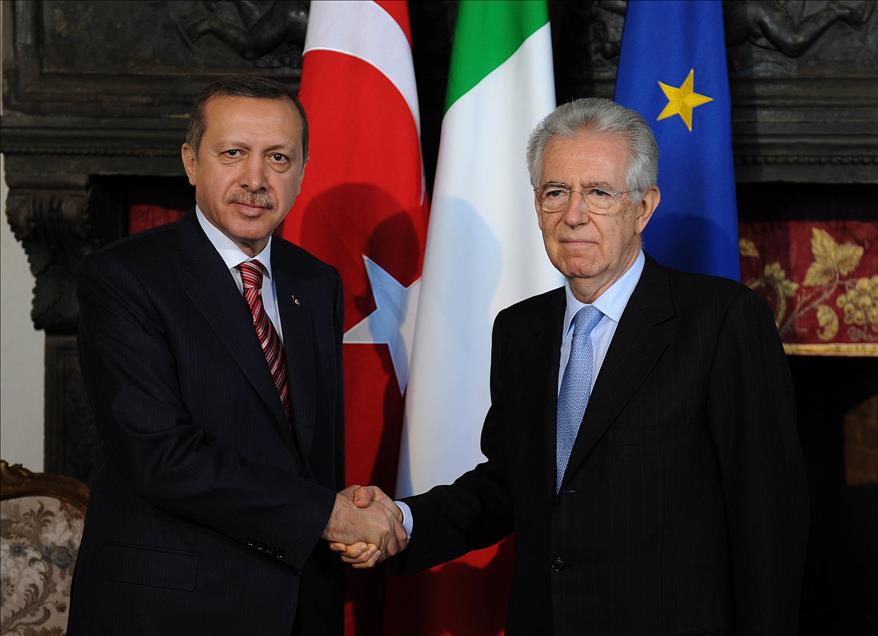 BASBAKAN RECEP TAYYIP ERDOGAN, ITALYA'DA