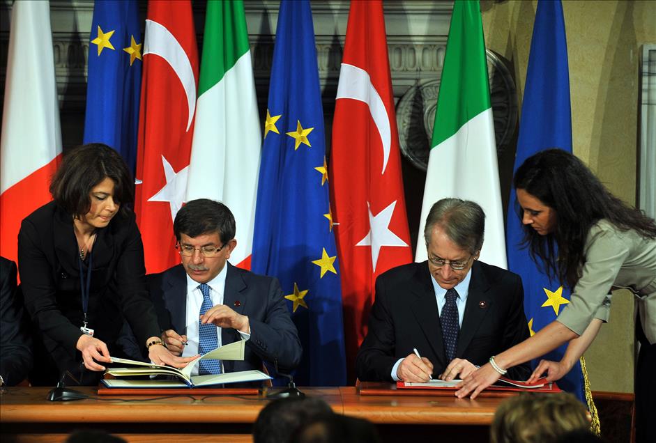 TURKIYE - ITALYA ISBIRLIGI ANLASMALARI