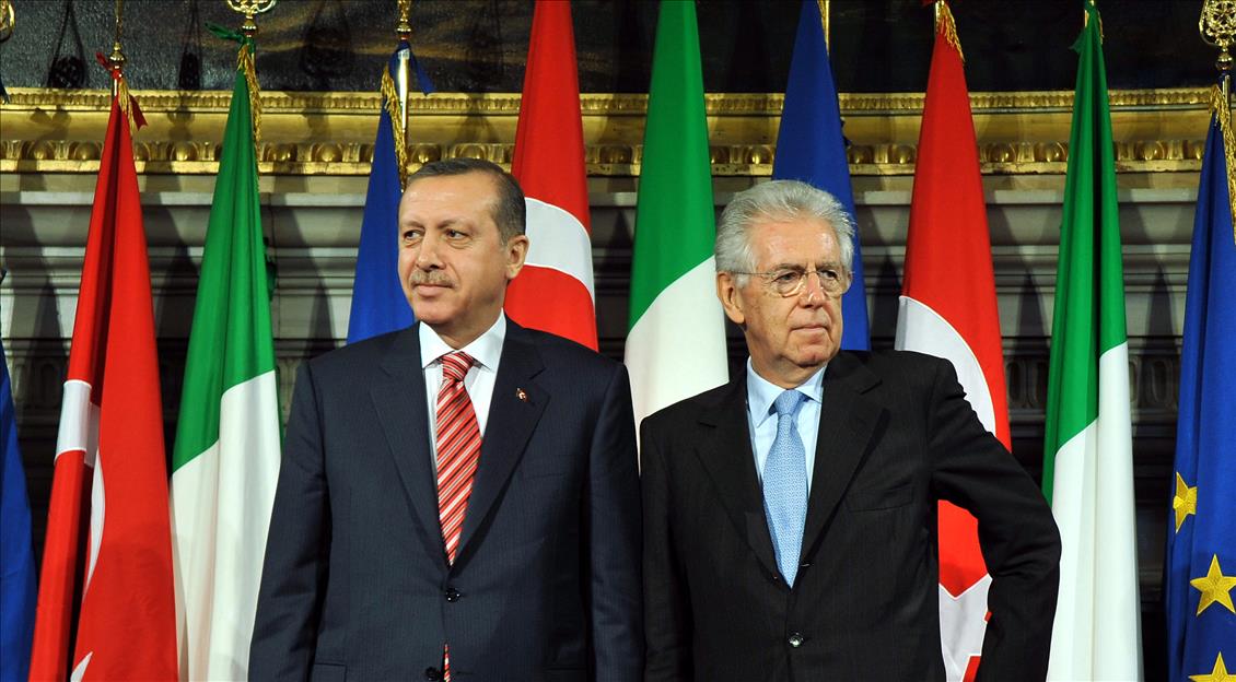 BASBAKAN RECEP TAYYIP ERDOGAN ITALYA'DA