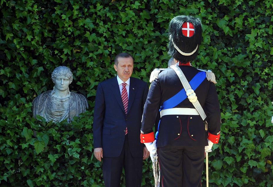 BASBAKAN RECEP TAYYIP ERDOGAN ITALYA'DA