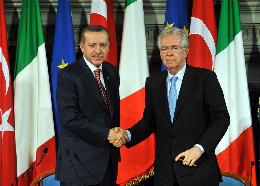 BASBAKAN RECEP TAYYIP ERDOGAN ITALYA'DA