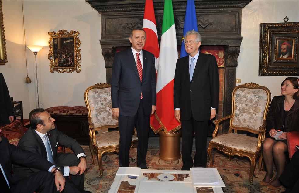BASBAKAN RECEP TAYYIP ERDOGAN ITALYA'DA