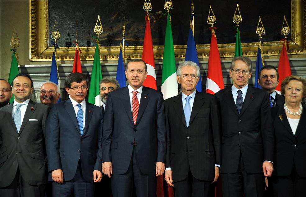 BASBAKAN RECEP TAYYIP ERDOGAN ITALYA'DA