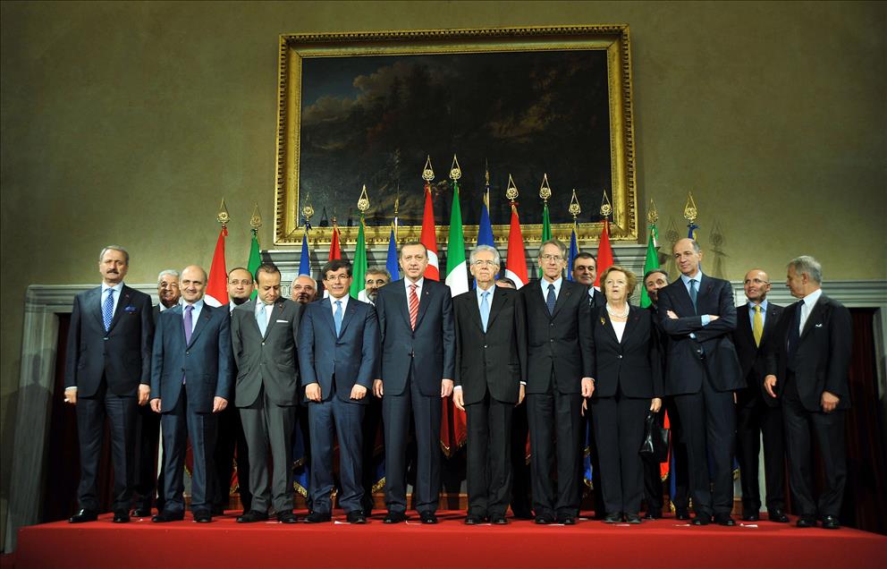 BASBAKAN RECEP TAYYIP ERDOGAN ITALYA'DA