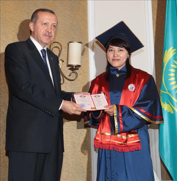 BASBAKAN RECEP TAYYIP ERDOGAN KAZAKISTAN'DA