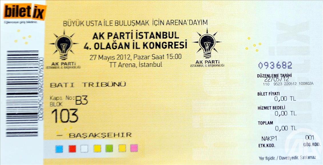 AK PARTI ISTANBUL IL KONGRESI