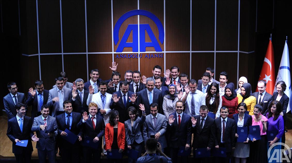 AA HABER AKADEMISI MEZUNIYET TORENI