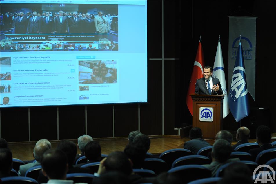AA HABER AKADEMISI MEZUNIYET TORENI