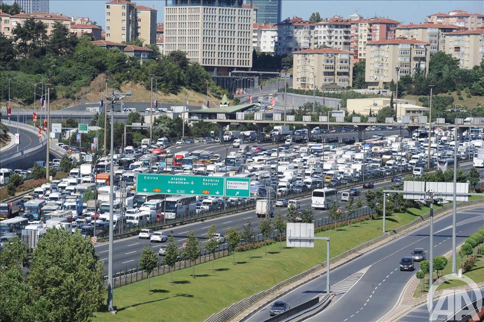 FSM VE HALIC KOPRUSU'NDEKI YOL CALISMASI