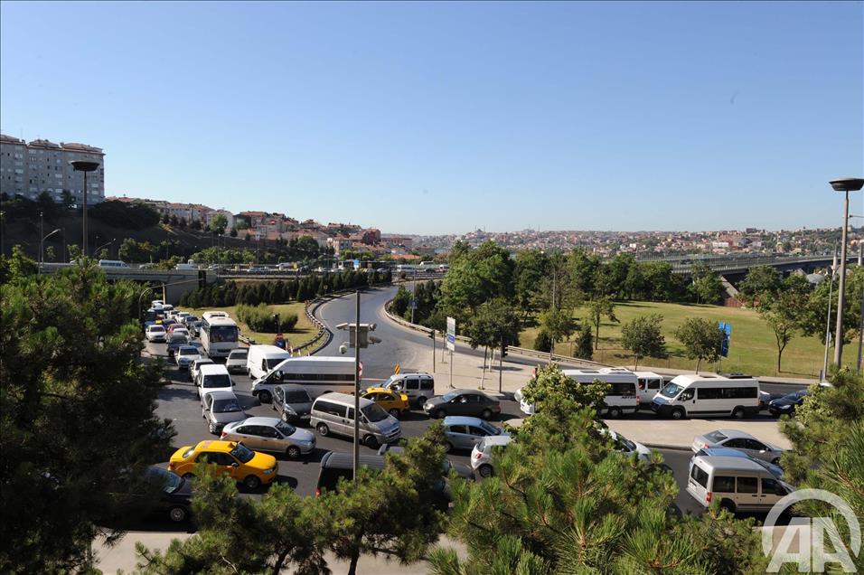HALIC KOPRUSUNDE YOL CALISMASI BASLADI