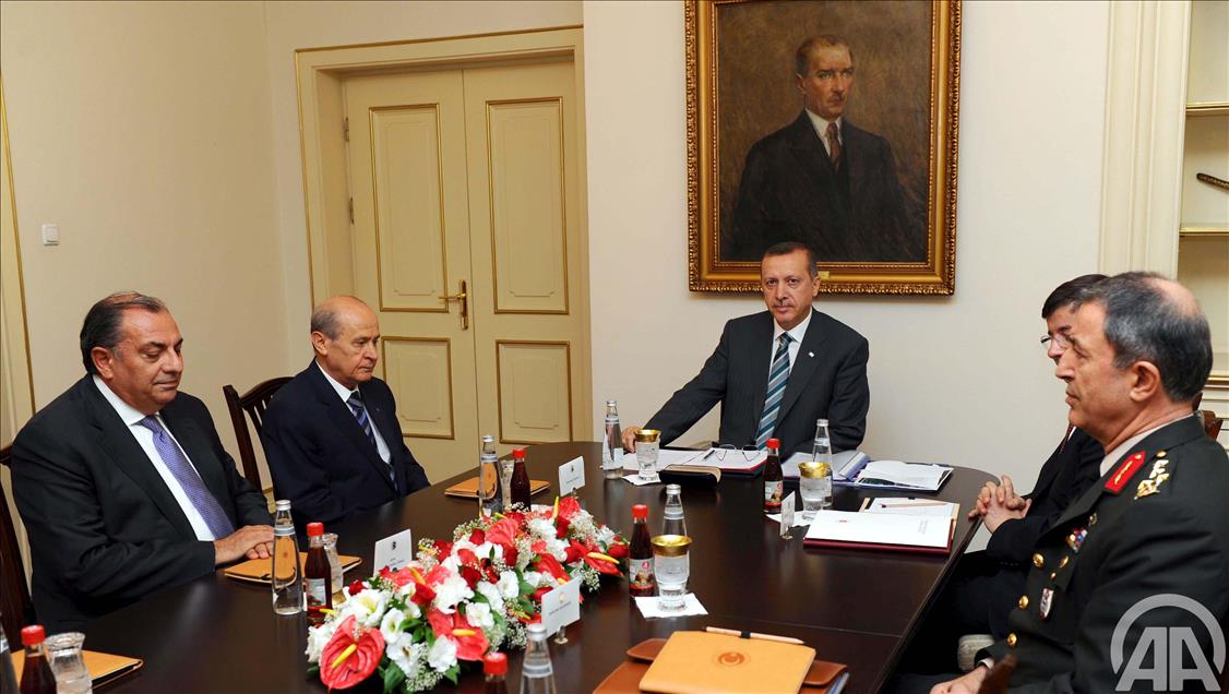 BASBAKAN ERDOGAN-MHP GENEL BASKANI BAHCELI