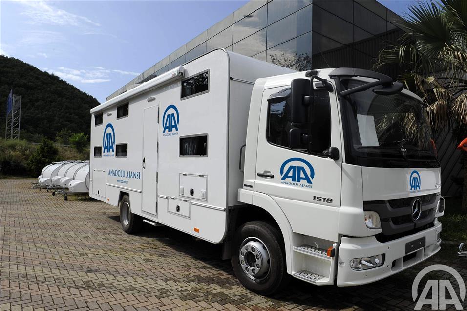 ANADOLU AJANSI'NA CEVRECI HABER KOMUTA ARACI
