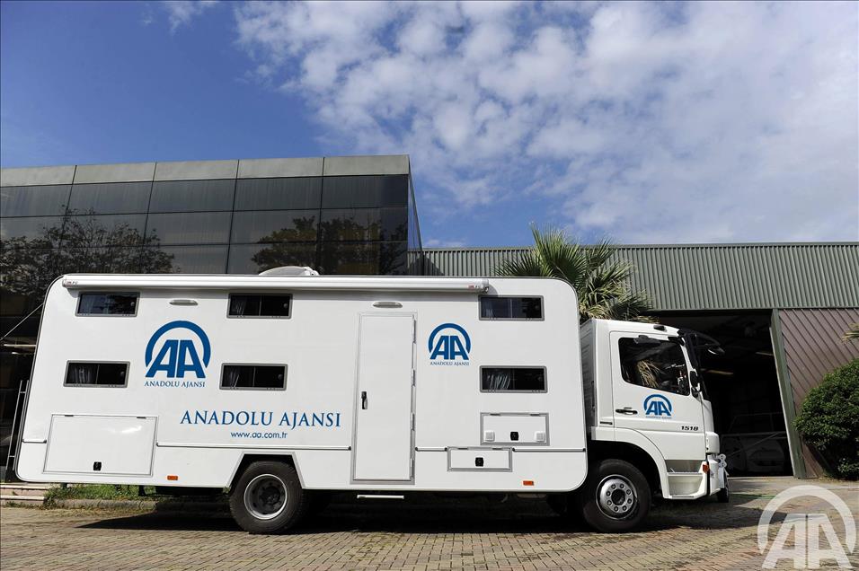 ANADOLU AJANSI'NA CEVRECI HABER KOMUTA ARACI
