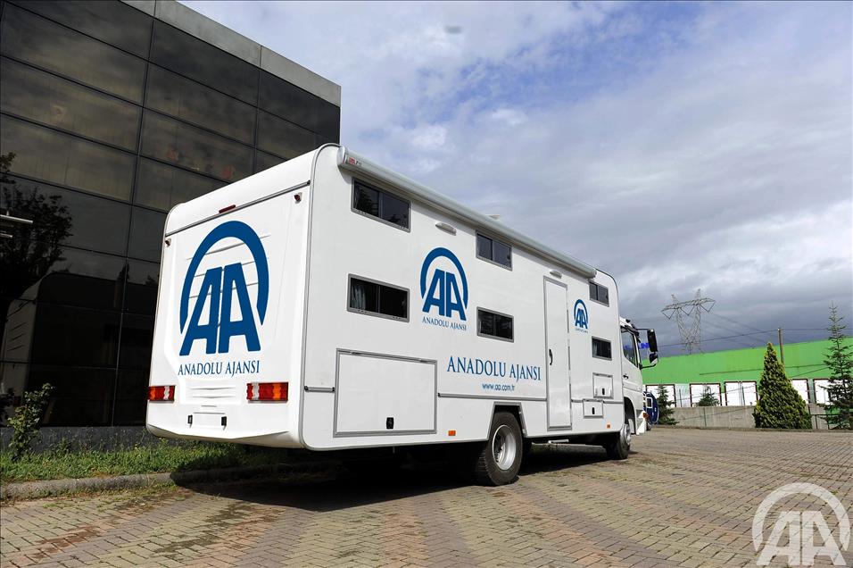 ANADOLU AJANSI'NA CEVRECI HABER KOMUTA ARACI