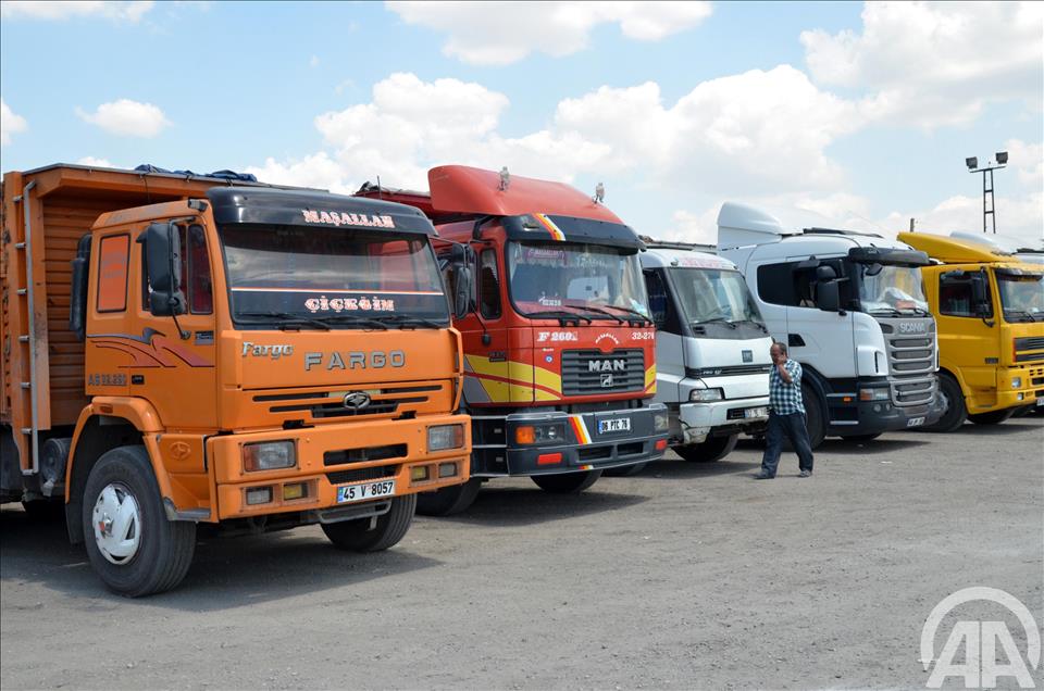 KAMYONCULAR ''KADERIMSE SILERIM'' DIYECEK