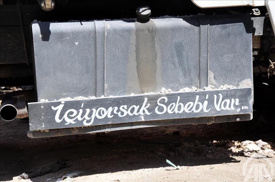 KAMYONCULAR ''KADERIMSE SILERIM'' DIYECEK