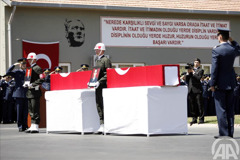 SEHIT PILOTLARIMIZI UGURLUYORUZ