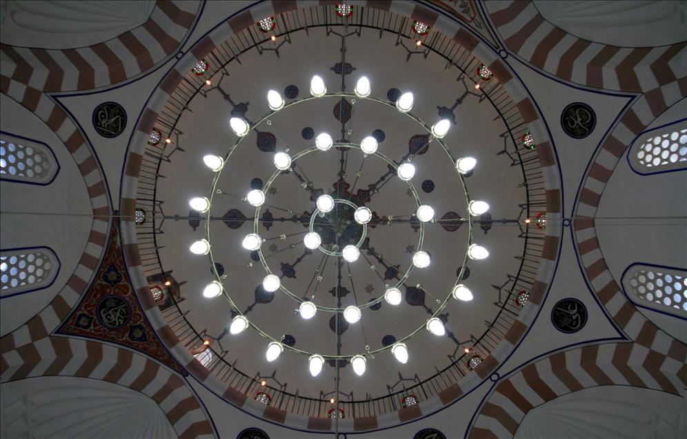 TARIHI CENAB-I AHMET PASA CAMISI'NIN RESTORASYONU TAMAMLANDI