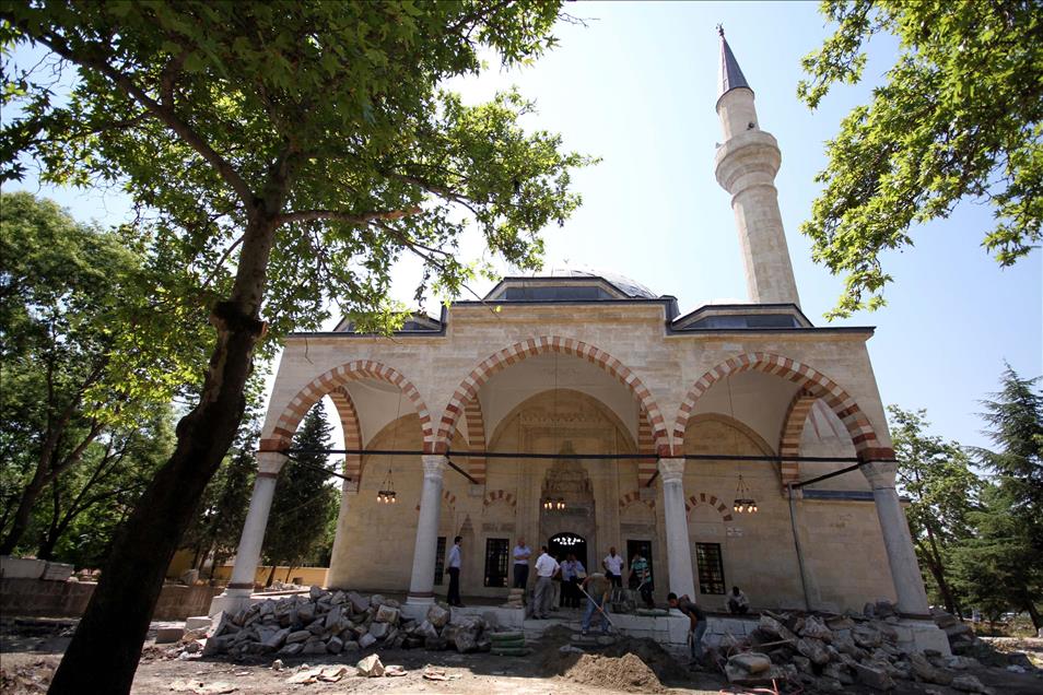 TARIHI CENAB-I AHMET PASA CAMISI'NIN RESTORASYONU TAMAMLANDI