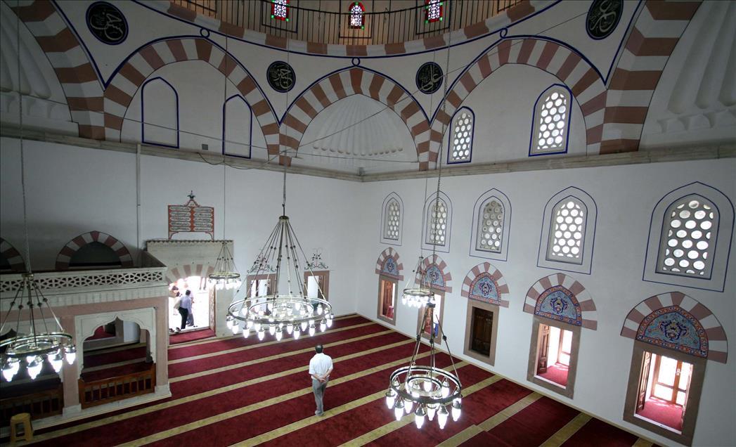 TARIHI CENAB-I AHMET PASA CAMISI'NIN RESTORASYONU TAMAMLANDI