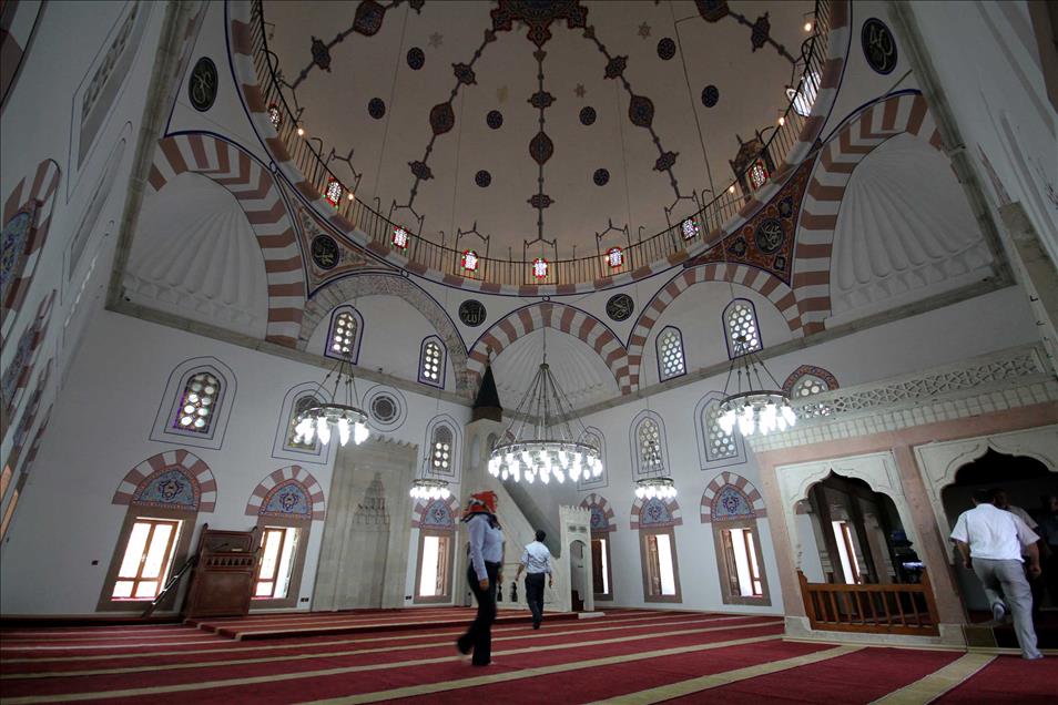 TARIHI CENAB-I AHMET PASA CAMISI'NIN RESTORASYONU TAMAMLANDI