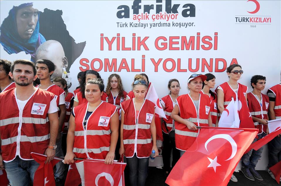 TURK KIZILAYI, SOMALI'YE 77 IS MAKINESI GONDERIYOR