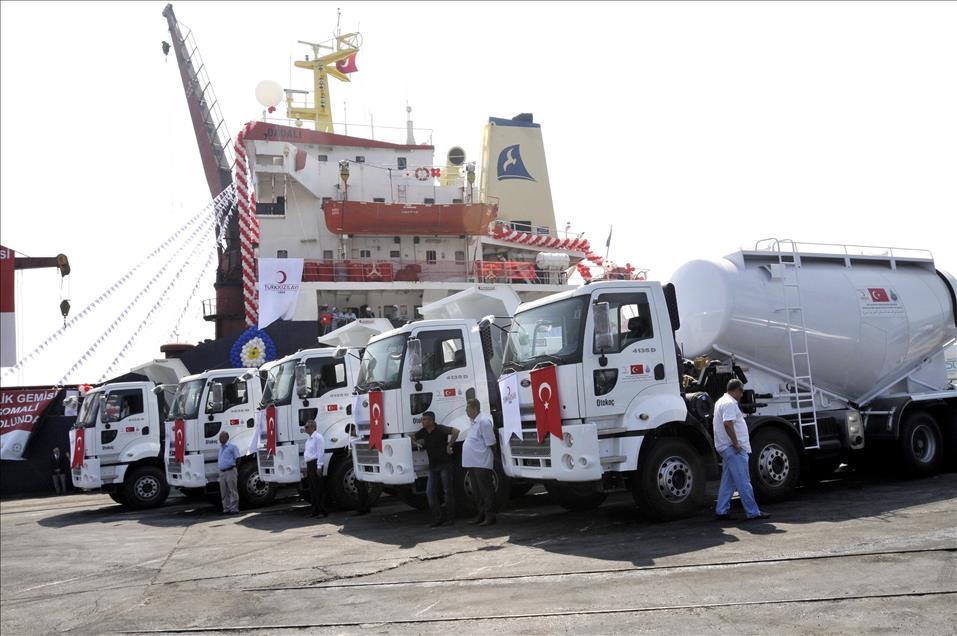 TURK KIZILAYI, SOMALI'YE 77 IS MAKINESI GONDERIYOR