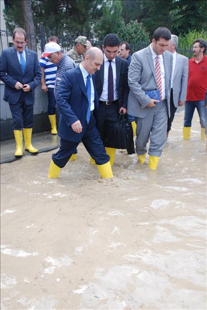 SAMSUN'DA SIDDETLI YAGIS