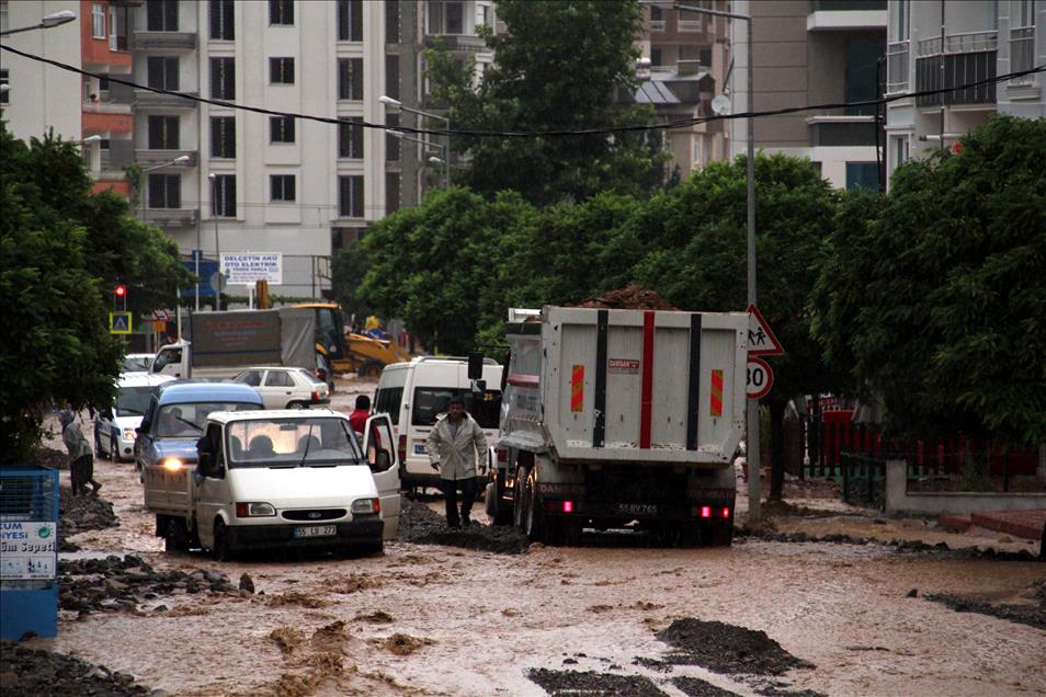 SAMSUN'DA SIDDETLI YAGIS SU BASKINLARINA NEDEN OLDU