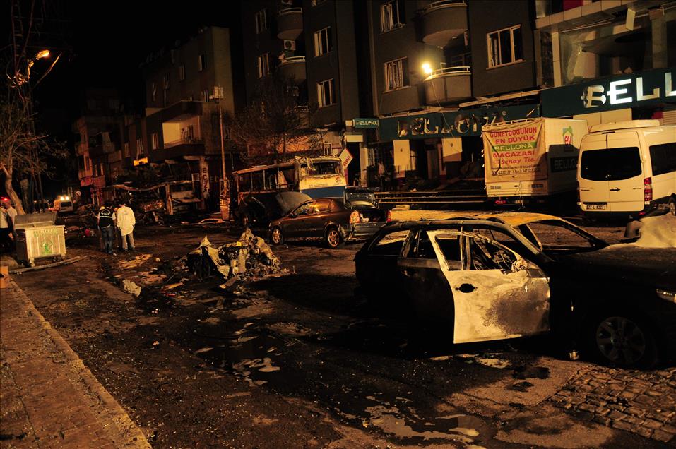 GAZIANTEP'TE POLIS MERKEZI YAKININDA PATLAMA