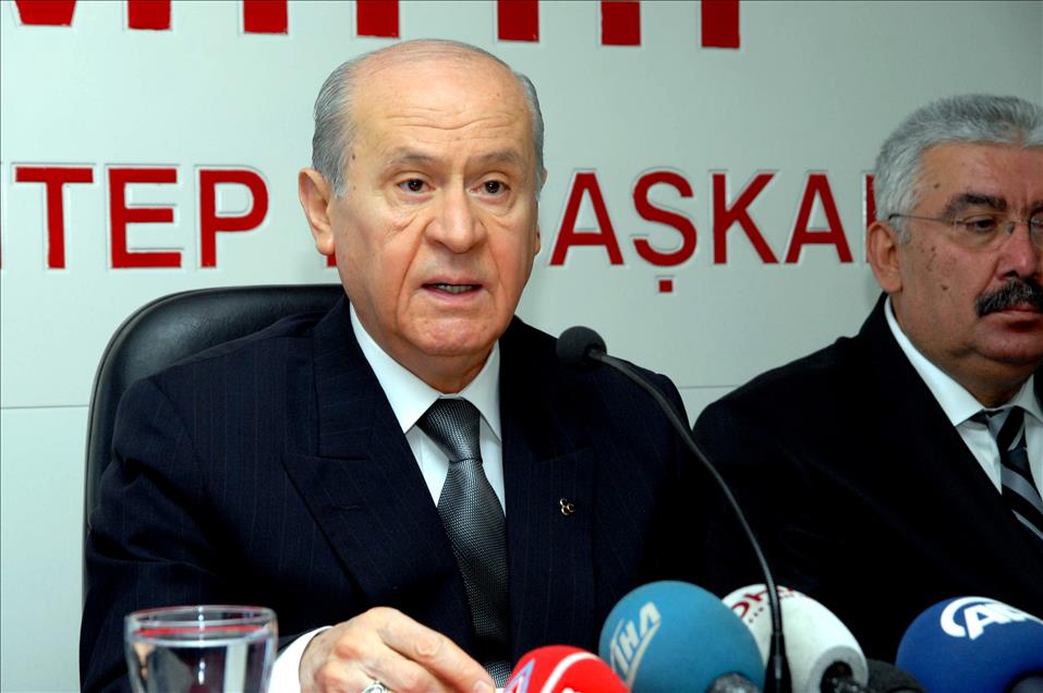 MHP GENEL BASKANI BAHCELI, GAZIANTEP'TE