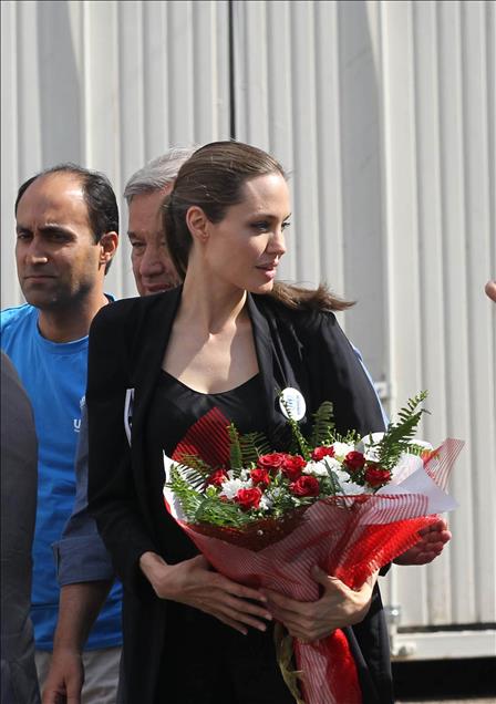 BM OZEL TEMSILCISI UNLU AKTRIS ANGELINA JOLIE, ISLAHIYE'DE