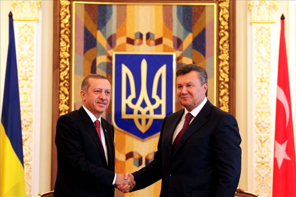 BASBAKAN RECEP TAYYIP ERDOGAN UKRAYNA'DA