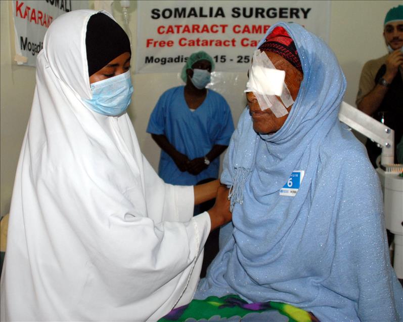 TURK DOKTORLAR'DAN SOMALI'DE KATARAKT AMELIYATI