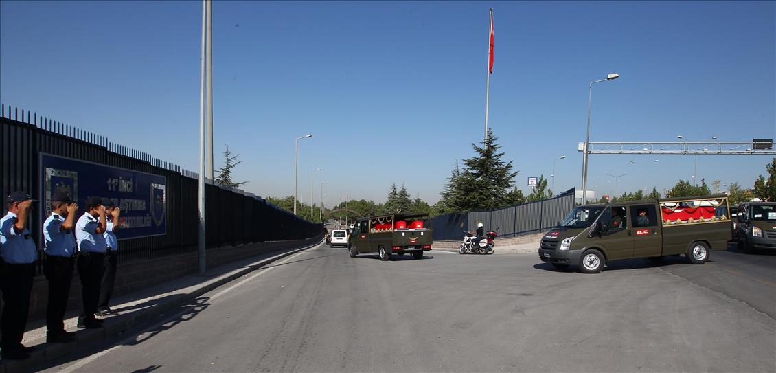 AFYONKARAHISAR'DAKI PATLAMADA SEHIT OLAN ASKERLER