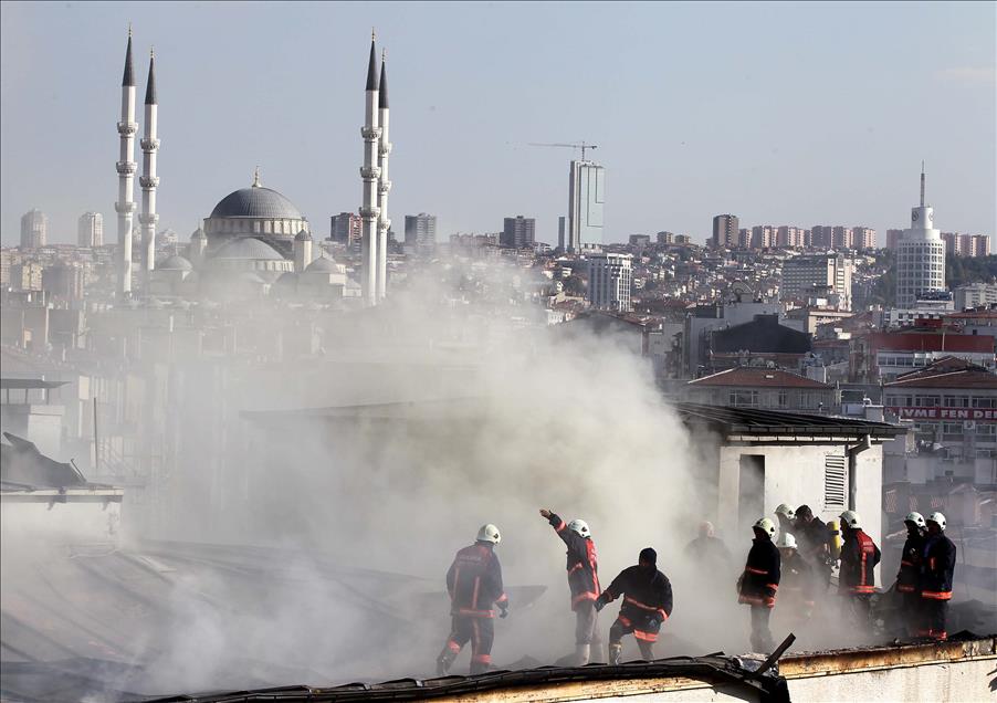 ANKARA' DA YANGIN