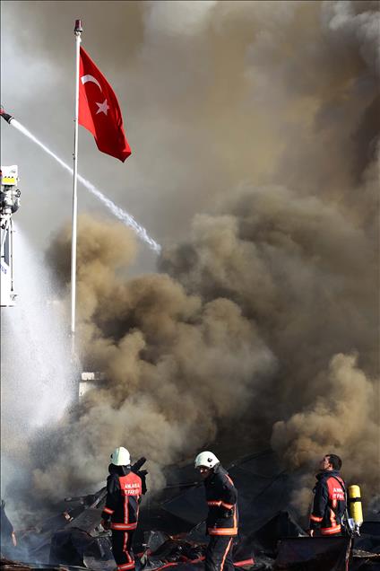 ANKARA' DA YANGIN
