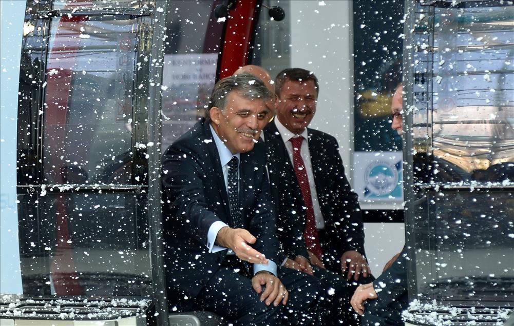 Cumhurbaşkanı Gül, 'Kadim Kent Kayseri Günleri'nde Anadolu Ajansı