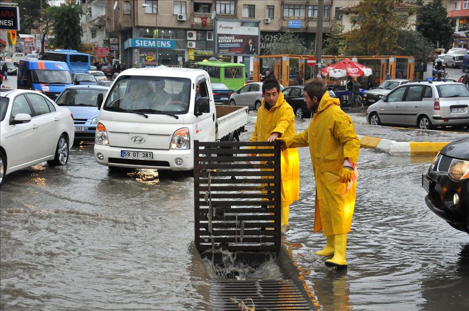 TEKIRDAG'DA SAGANAK