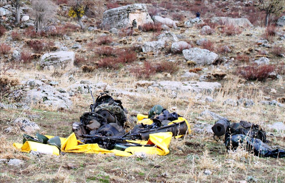 SIIRT'TE ASKERI HELIKOPTER DUSTU