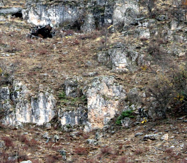 SIIRT'TE ASKERI HELIKOPTER DUSTU