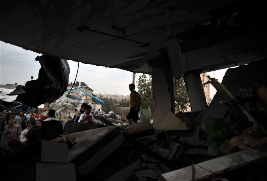 ISRAIL'IN GAZZE'YE HAVA SALDIRISI